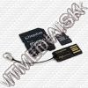 Olcsó Kingston microSD-HC card 8GB UHS-I U1 Class10 + adapter + Card Reader Mobility (IT9416)